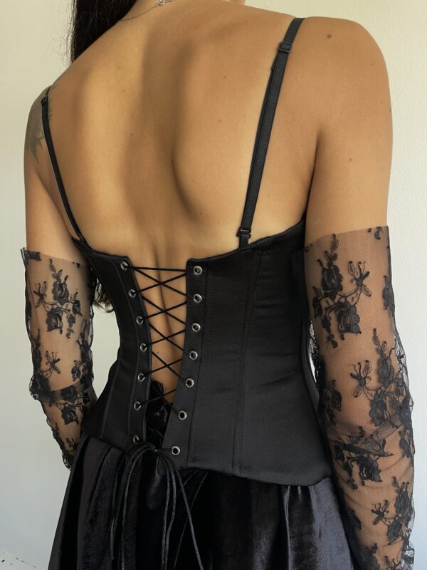 Cornelia Black Corset - Görsel 5