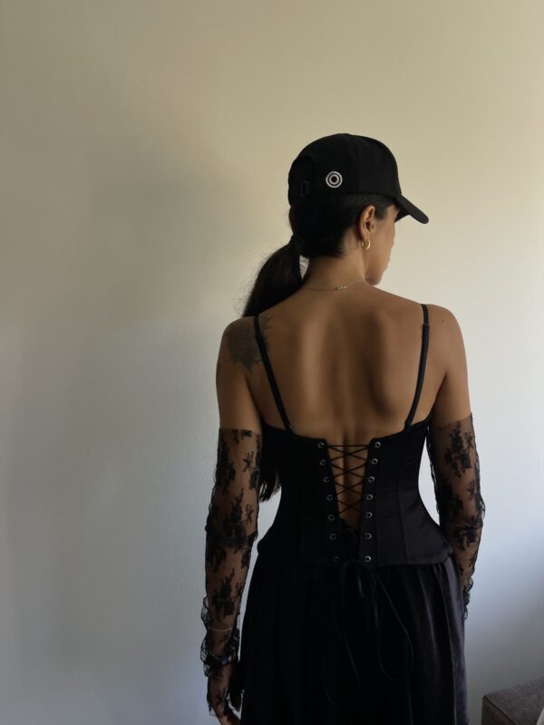 Cornelia Black Corset - Görsel 4