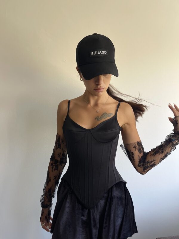 Cornelia Black Corset - Görsel 3