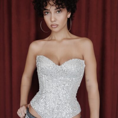 Kalila Mint Green Corset
