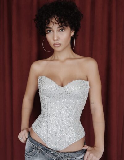 Kalila Mint Green Corset