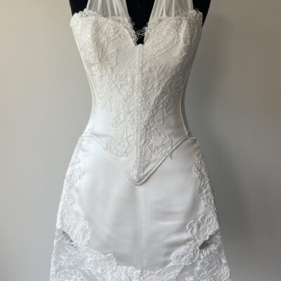 Seraphine White Corset and Skirt Set