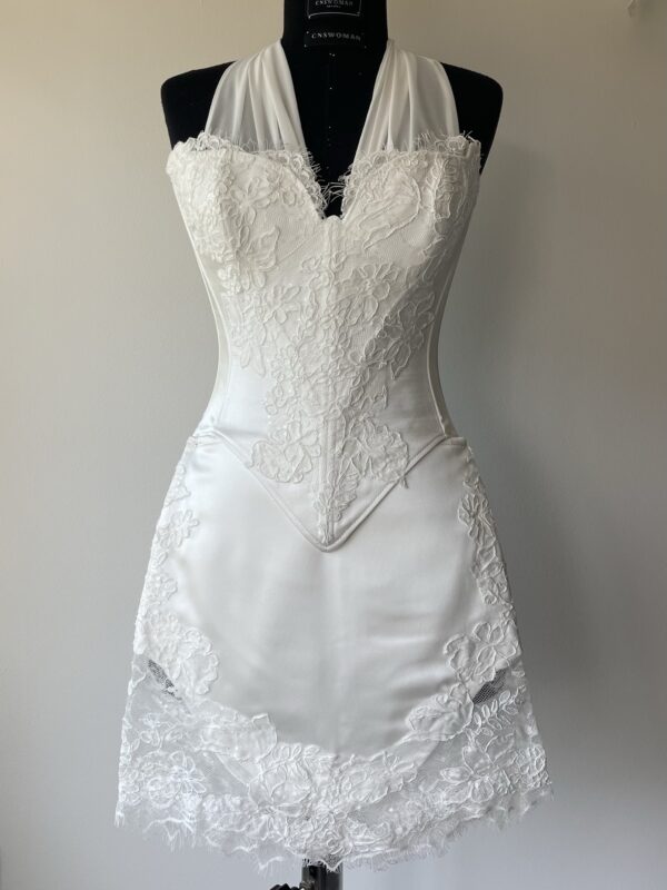 Seraphine White Corset and Skirt Set