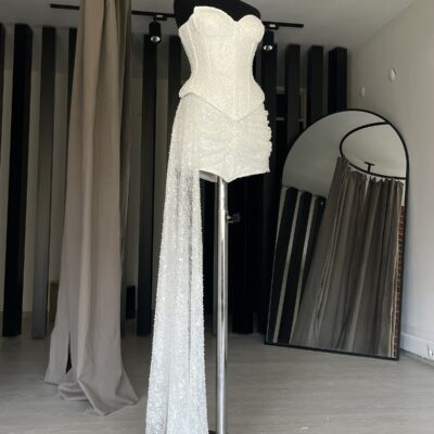 Kalila and Turtle Corset-Skirt Lace Set