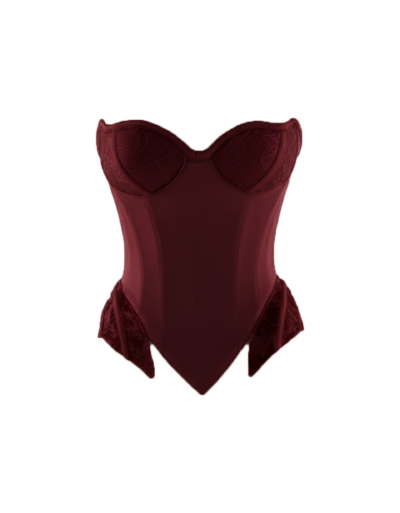 Noctura Burgundy Corset