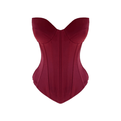 Kalila Dark Red Corset