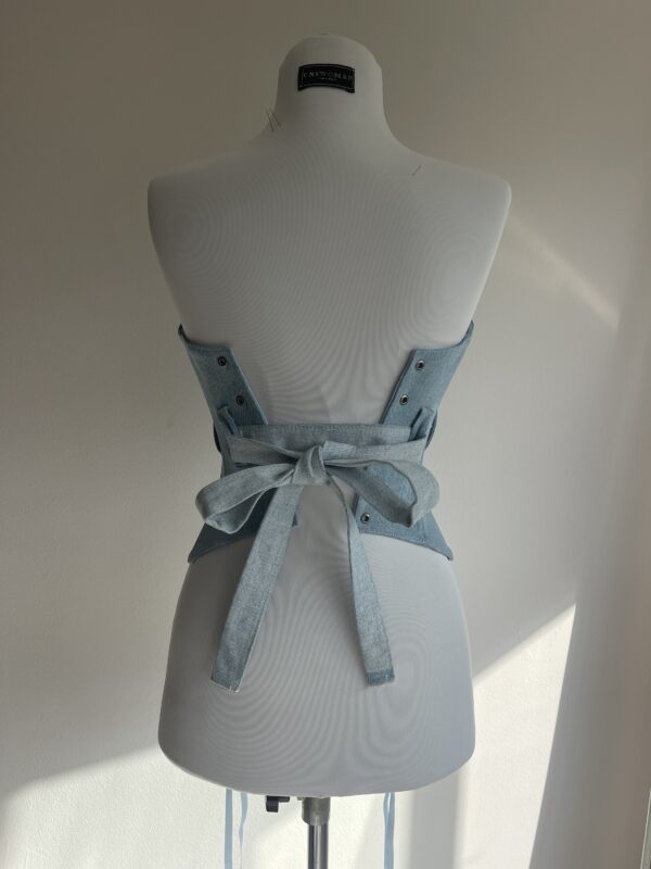 Rosalinda Blue Jean Corset - Görsel 7