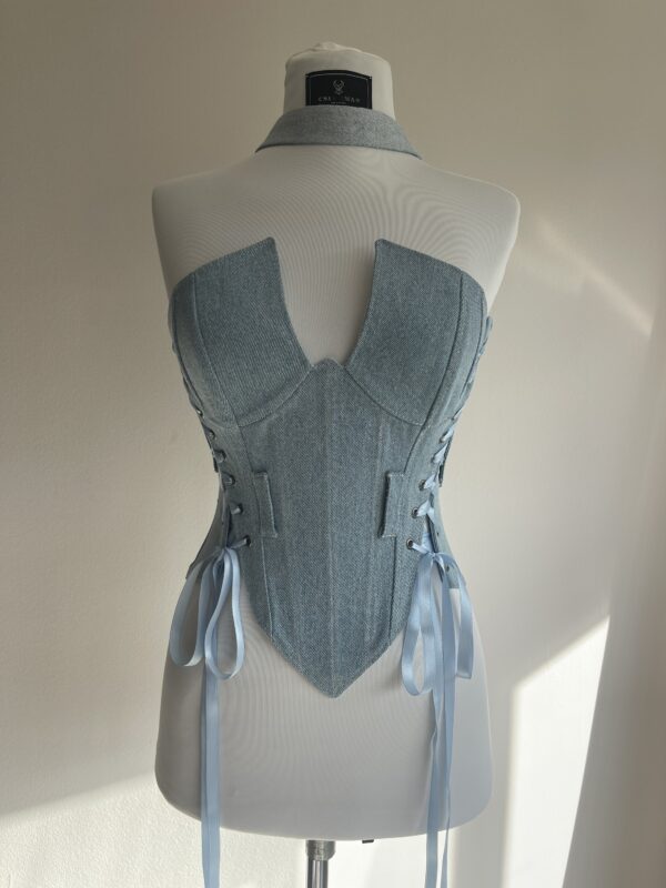 Rosalinda Blue Jean Corset - Görsel 9