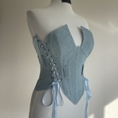 Rosalinda Blue Jean Corset