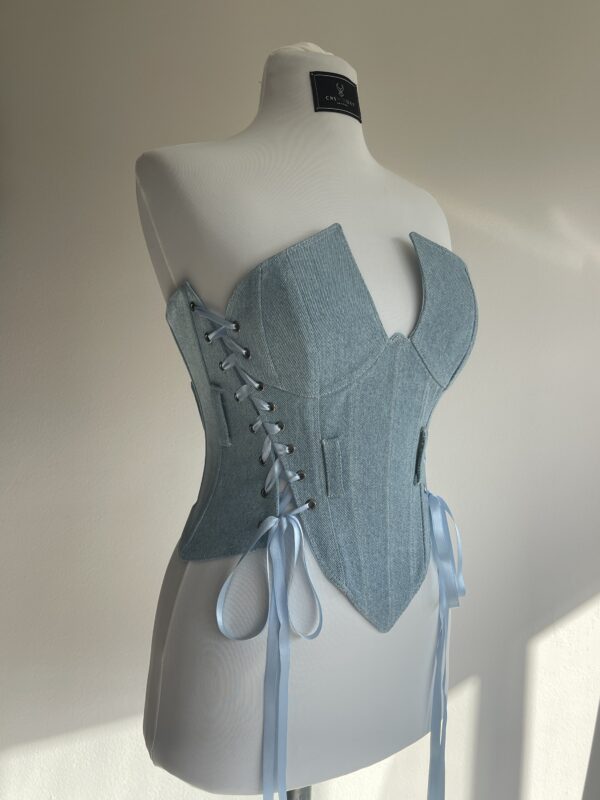 Rosalinda Blue Jean Corset