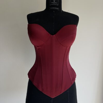 Kalila Dark Red Corset