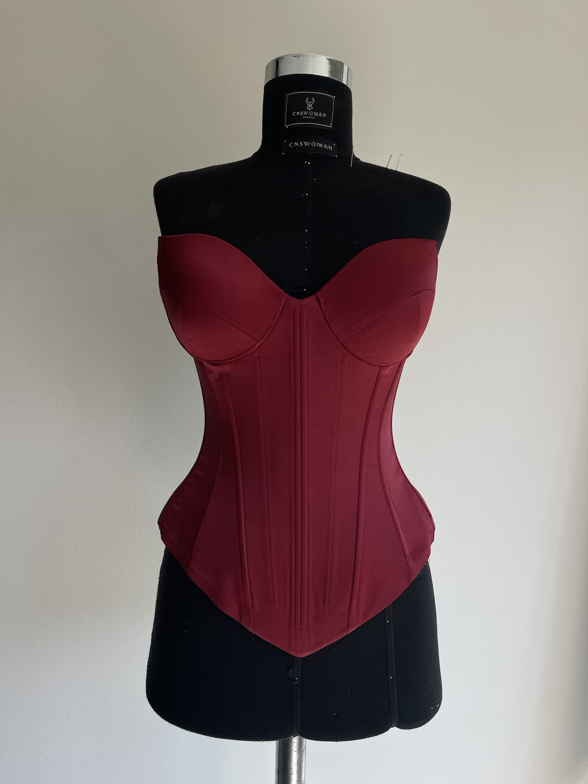 Kalila Dark Red Corset