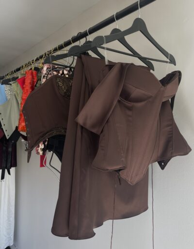 Kalila Dark Brown Corset