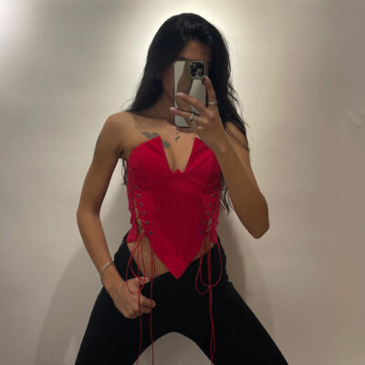Rosalinda Red Corset
