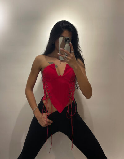 Rosalinda Red Corset