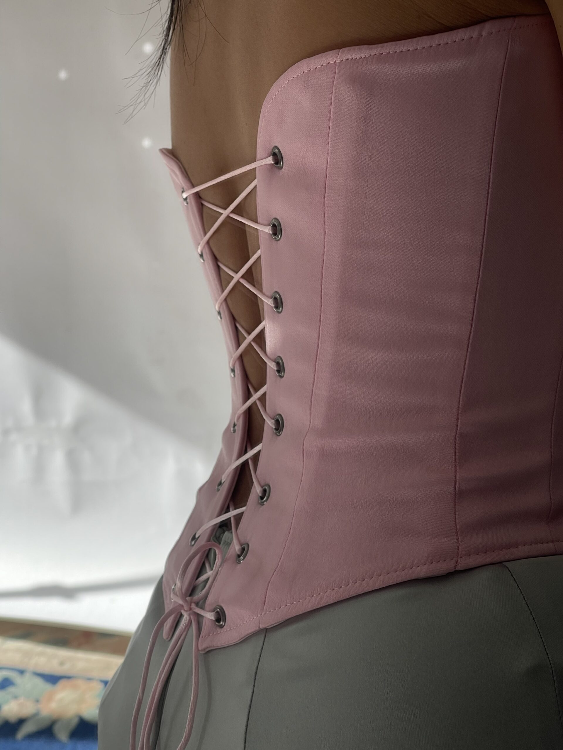 Untouchable Pink Corset - Görsel 4