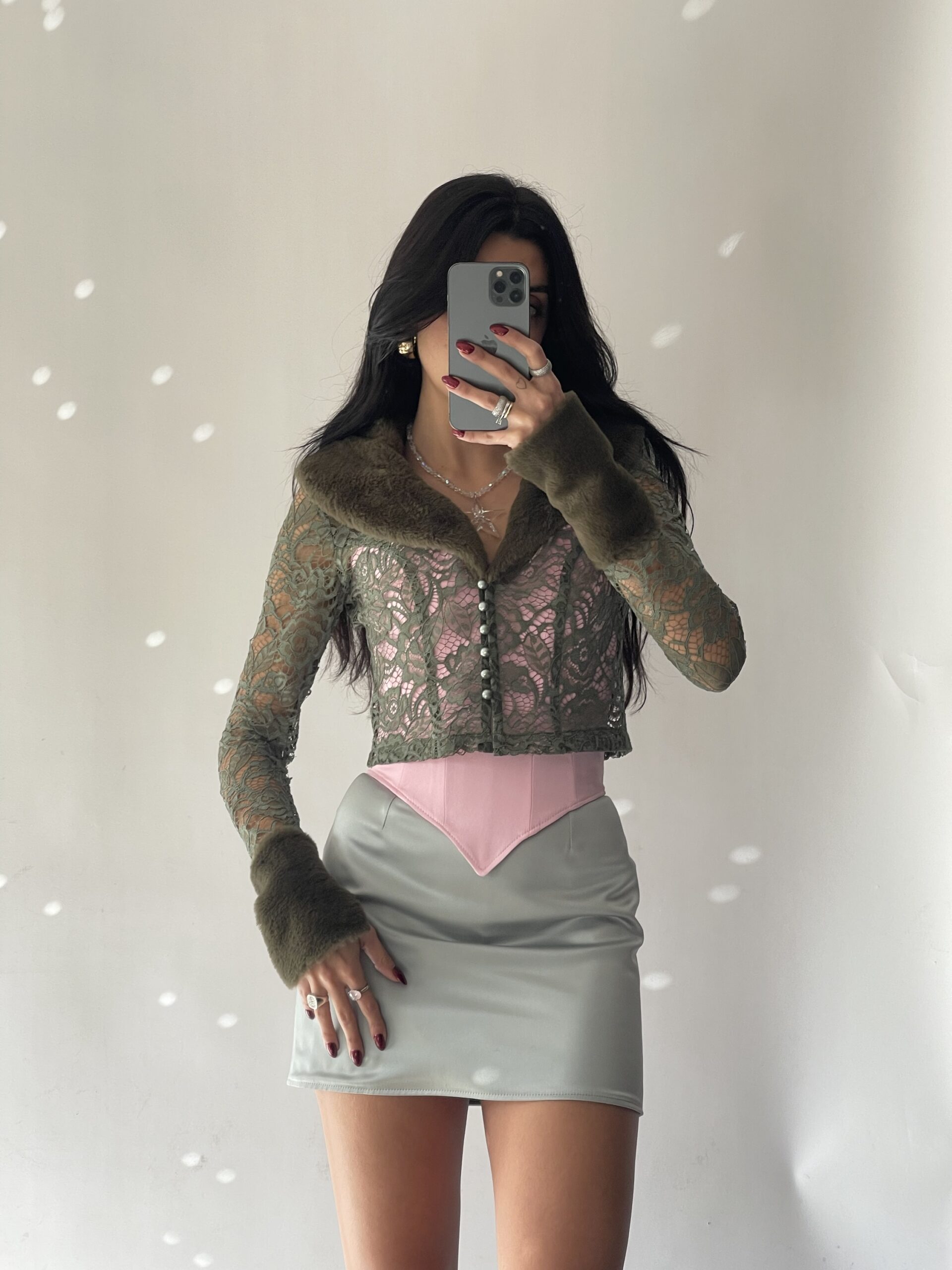 Limited Edition Sassy Lace Crop Jacket - Görsel 7