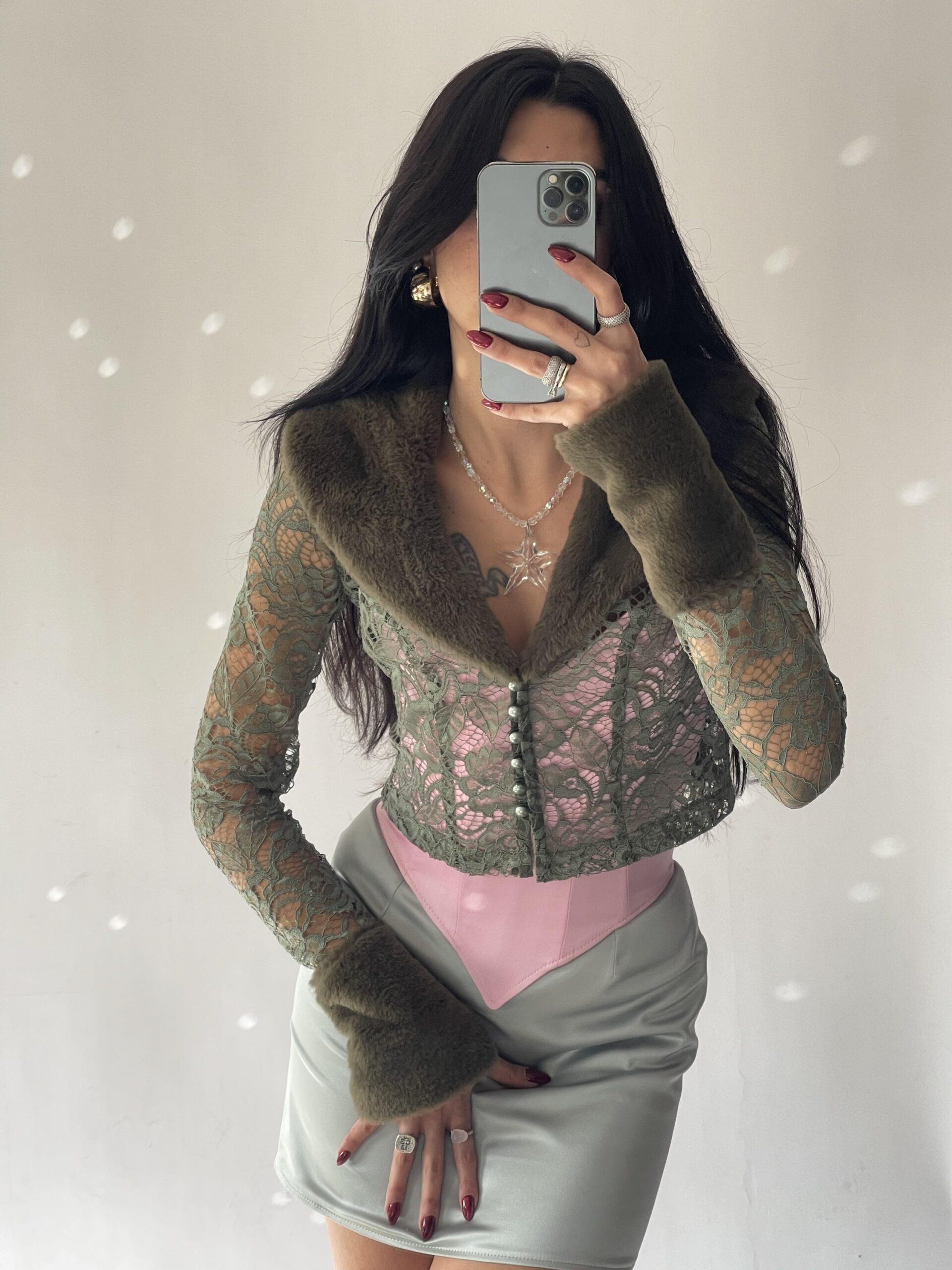 Limited Edition Sassy Lace Crop Jacket - Görsel 5