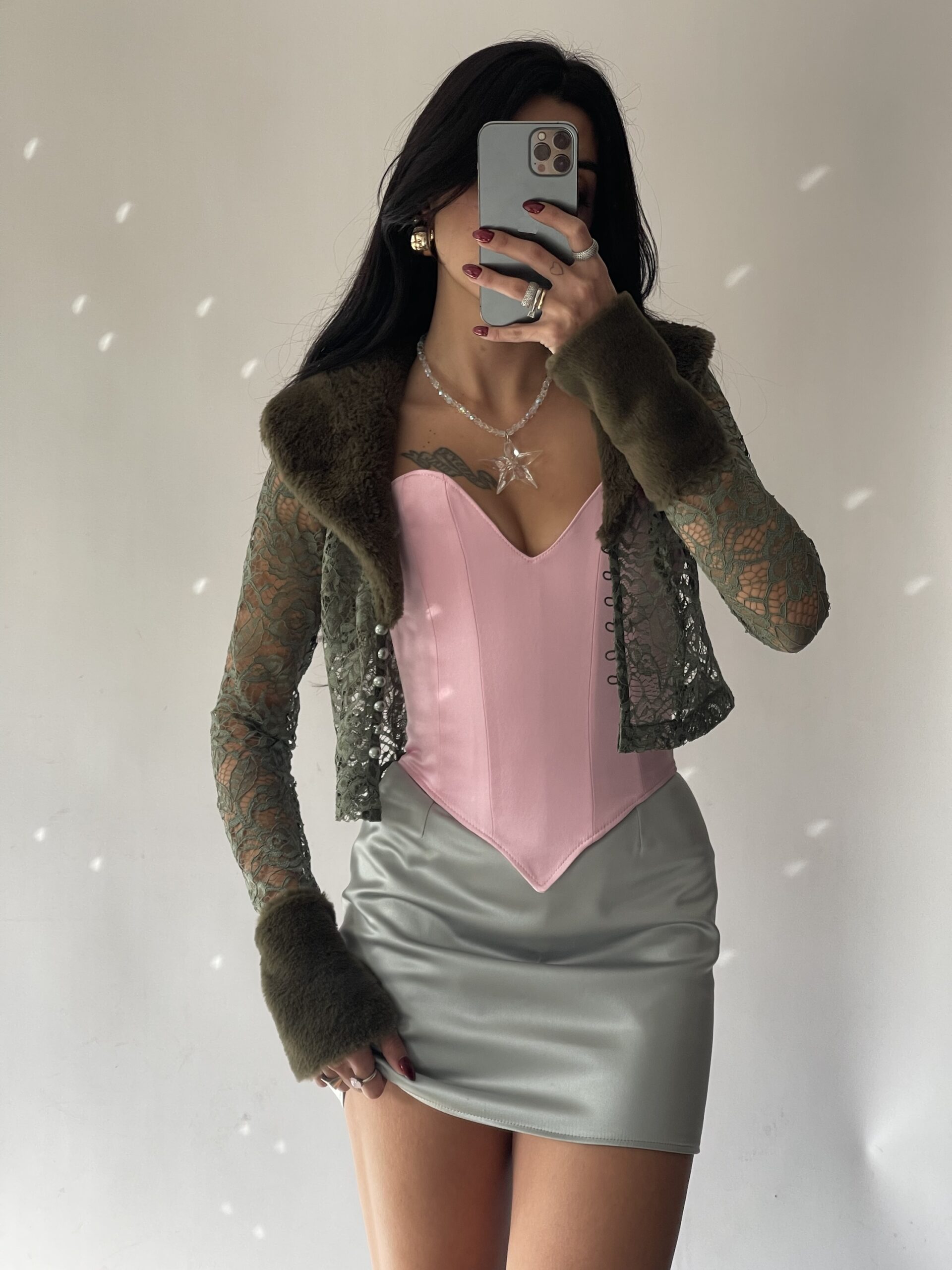 Limited Edition Sassy Lace Crop Jacket - Görsel 4