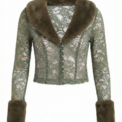 Limited Edition Sassy Lace Crop Jacket