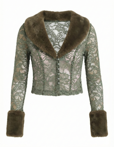 Limited Edition Sassy Lace Crop Jacket