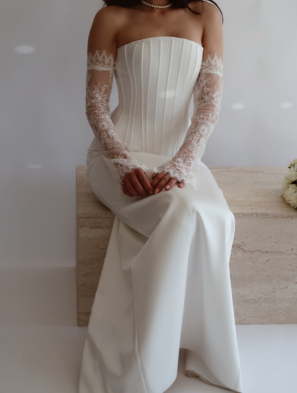 Pure Aura Corset and Maxi Skirt Set