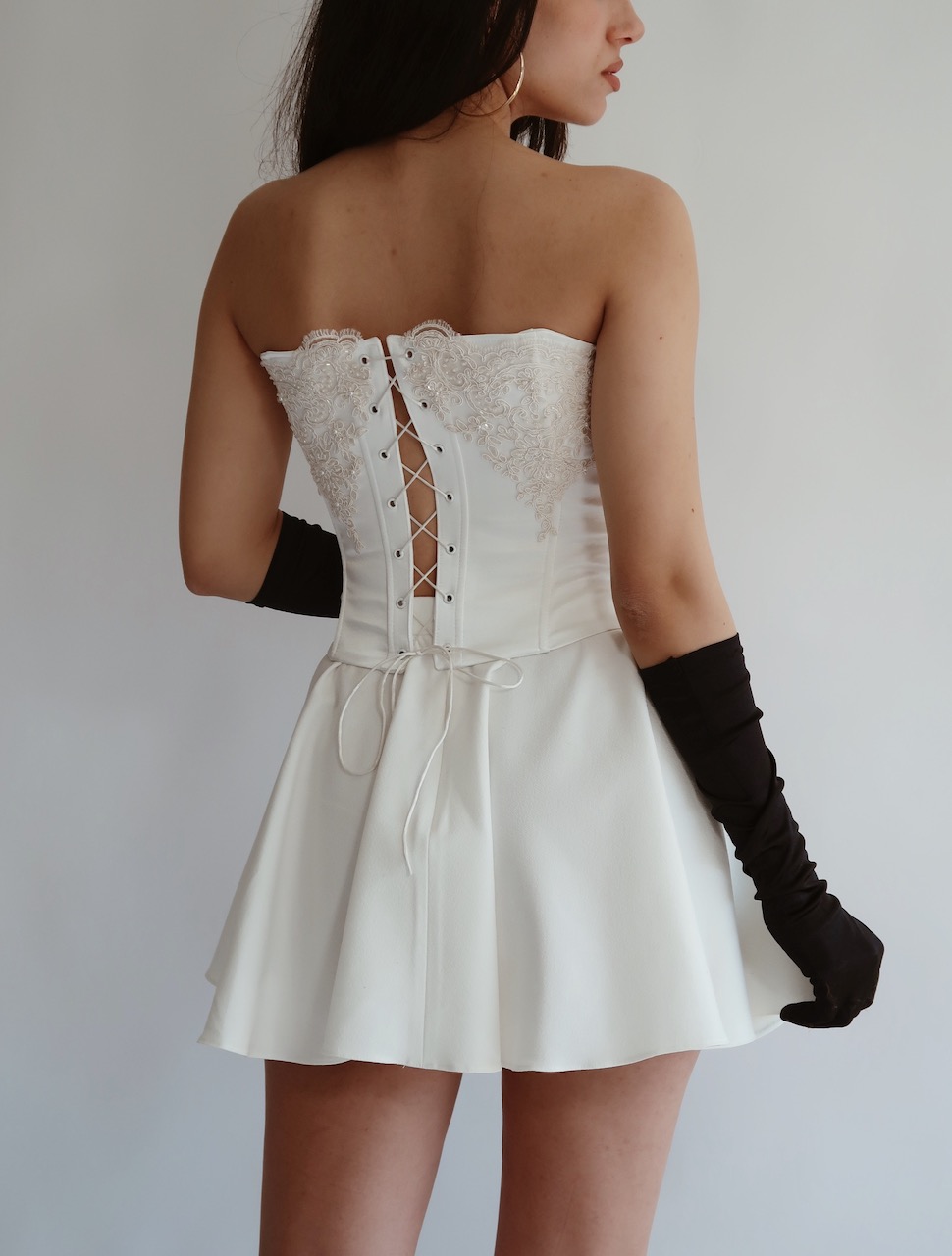 Vintage Vogue Corset and Skirt After Party Set - Görsel 7