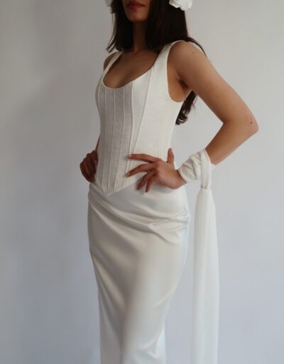 Pearl Cascade Corset and Skirt Set