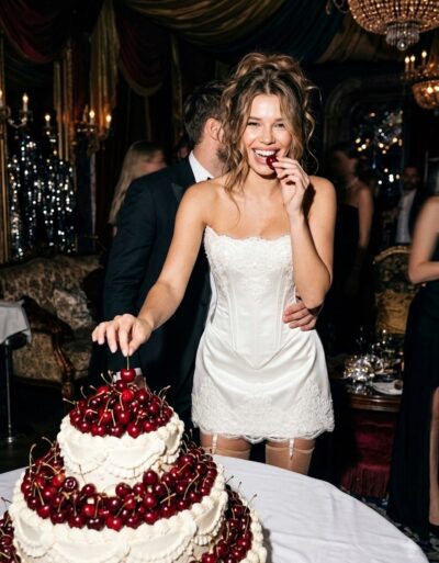 Camellia Corset and Skirt After Party Set