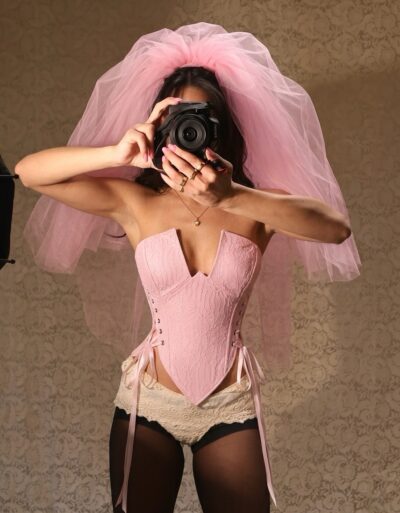 Limited Edition Rosalinda Pink Lace Corset